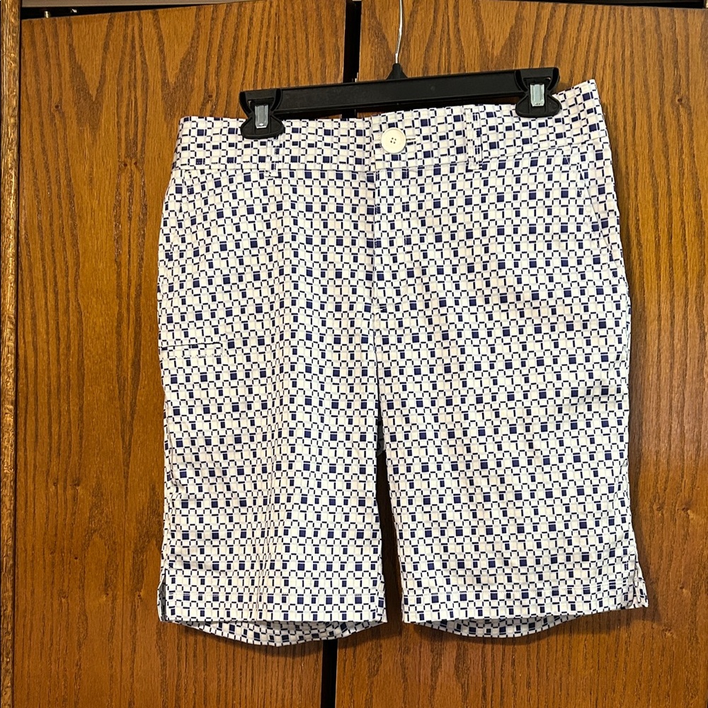 Ashworth Navy and White Shorts